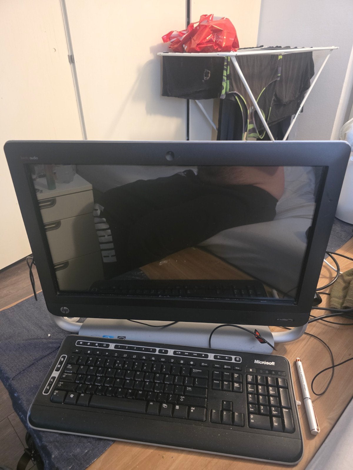 HP TouchSmart 7320 PC All-in-One Desktop Computer, Computers en Software, Desktop Pc's, Gebruikt, HDD, 32 GB, Virtual Reality