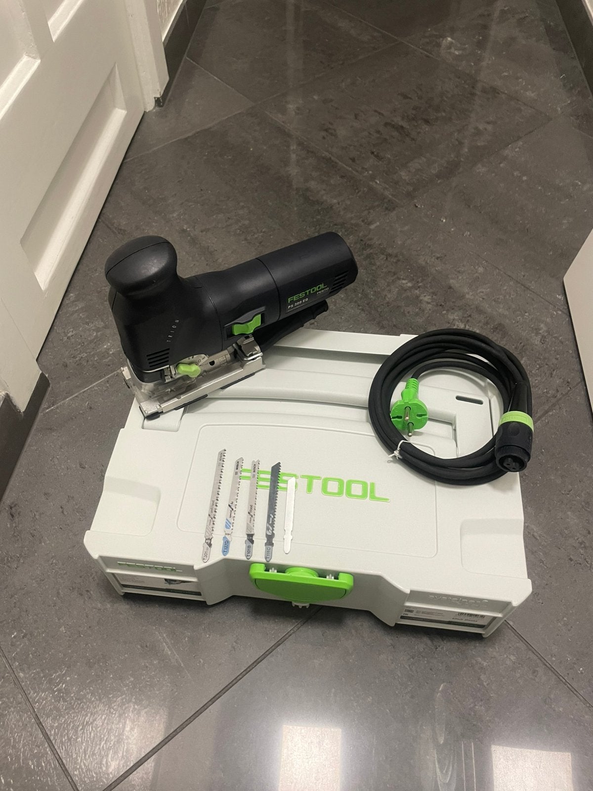 Festool PS 300 EQ-decoupeerzaagmachine., Ophalen of Verzenden, Zo goed als nieuw, Minder dan 600 watt, Decoupeerzaag