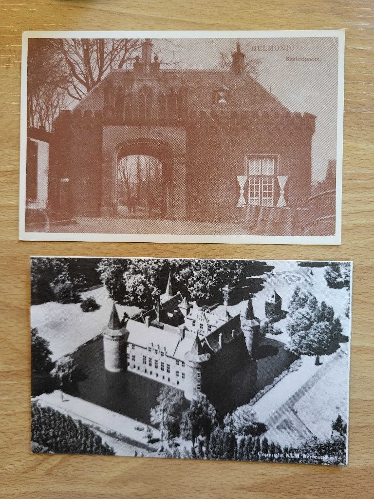 ansicht HELMOND Kasteel (2x), Verzamelen, Ansichtkaarten | Nederland, Verzenden, Voor 1920, Noord-Brabant