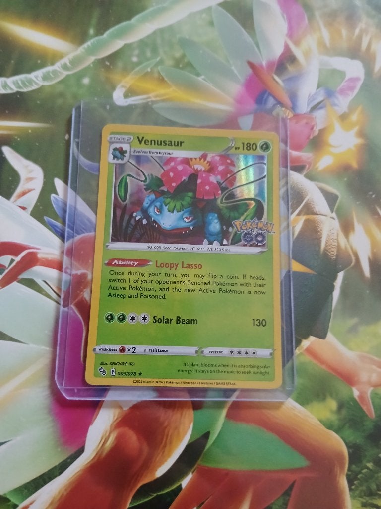 Venusaur, Ophalen of Verzenden, Nieuw, Losse kaart, Foil