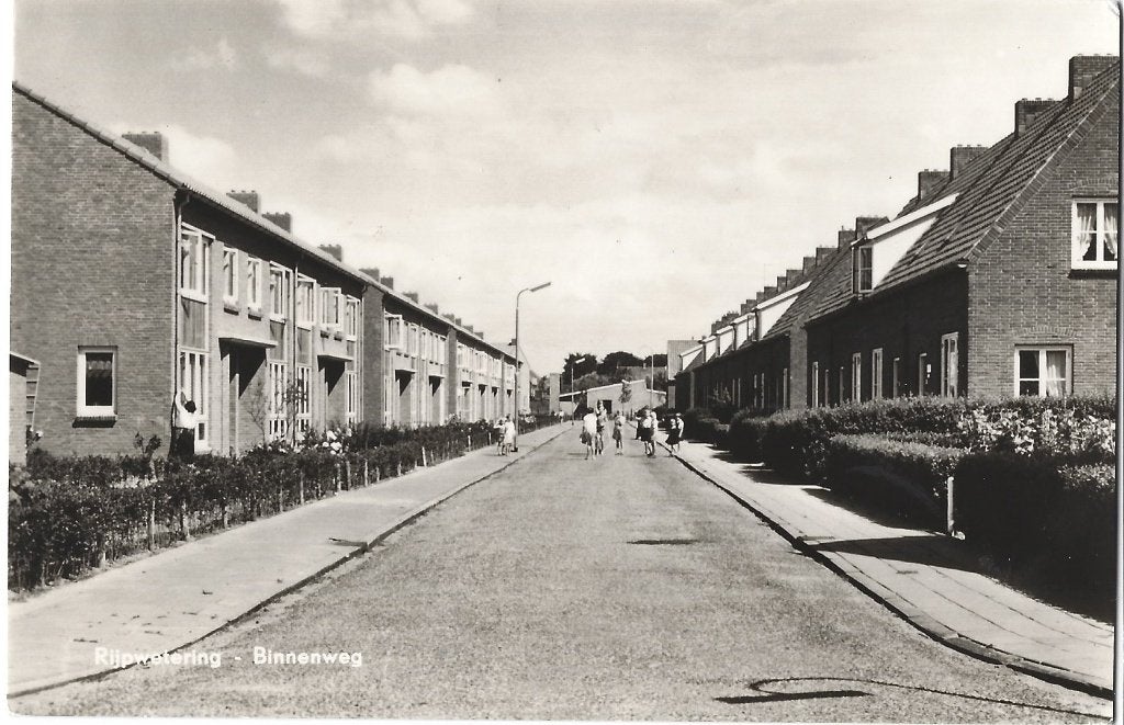 Rijpwetering, Binnenweg - Opruimingskaart, Verzenden, 1960 tot 1980, Ongelopen, Zuid-Holland