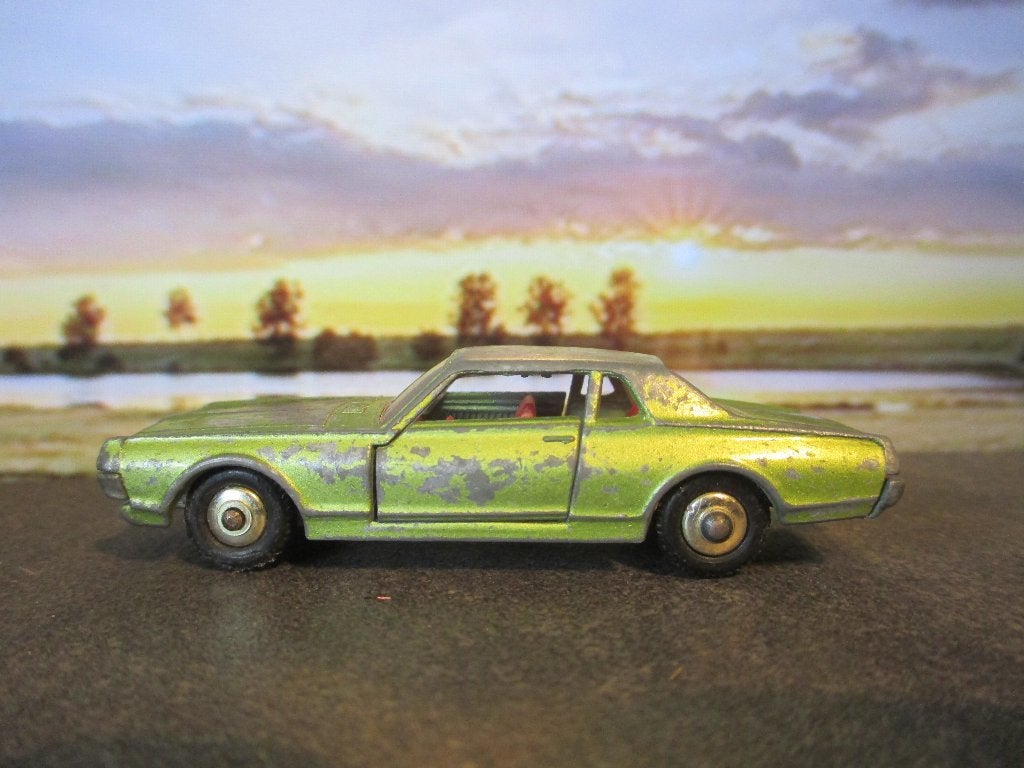 1:68 Mercury Cougar - Lesney Matchbox No.62 1968-1969, Ophalen of Verzenden, Gebruikt, Auto