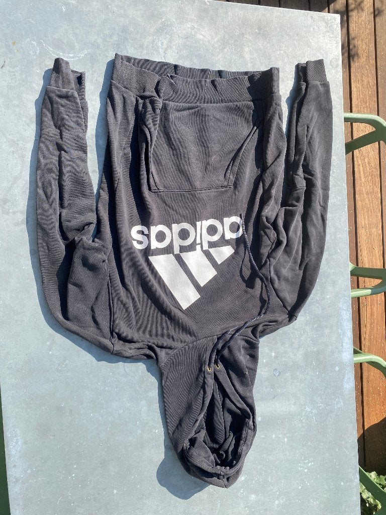 Adidas Hoodie - Maat S - Zwart - Man, Kleding | Heren, Truien en Vesten, Ophalen, Zwart, Adidas, Gedragen