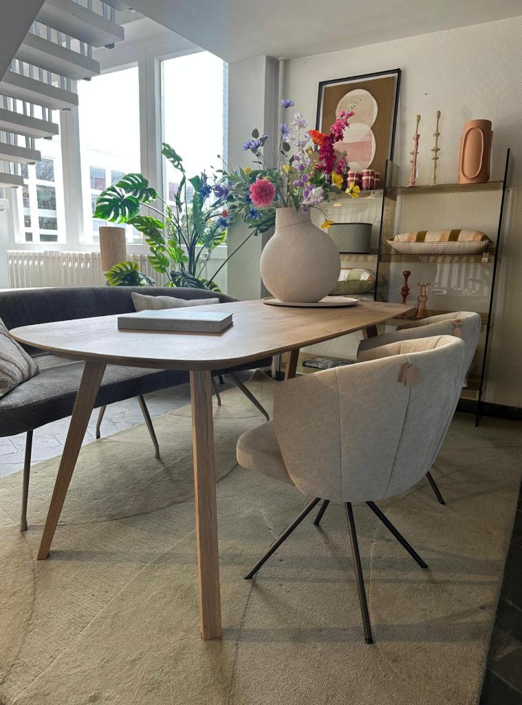 Dyyk eetkamertafel Vita - 200x90 cm, Ophalen, Nieuw, Scandinavisch, 4 tot 6 stoelen