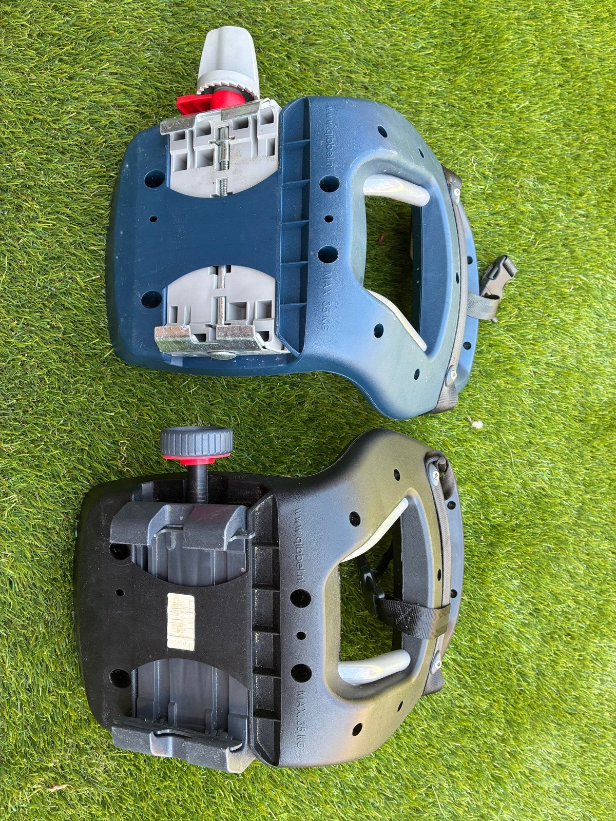 Quibble fietsstoeltjes (2 stuks), Ophalen, Gebruikt, 15 t/m 36 kg, Achterzitje