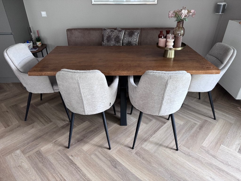 eethoek, Ophalen, Gebruikt, 100 tot 150 cm, Eikenhout