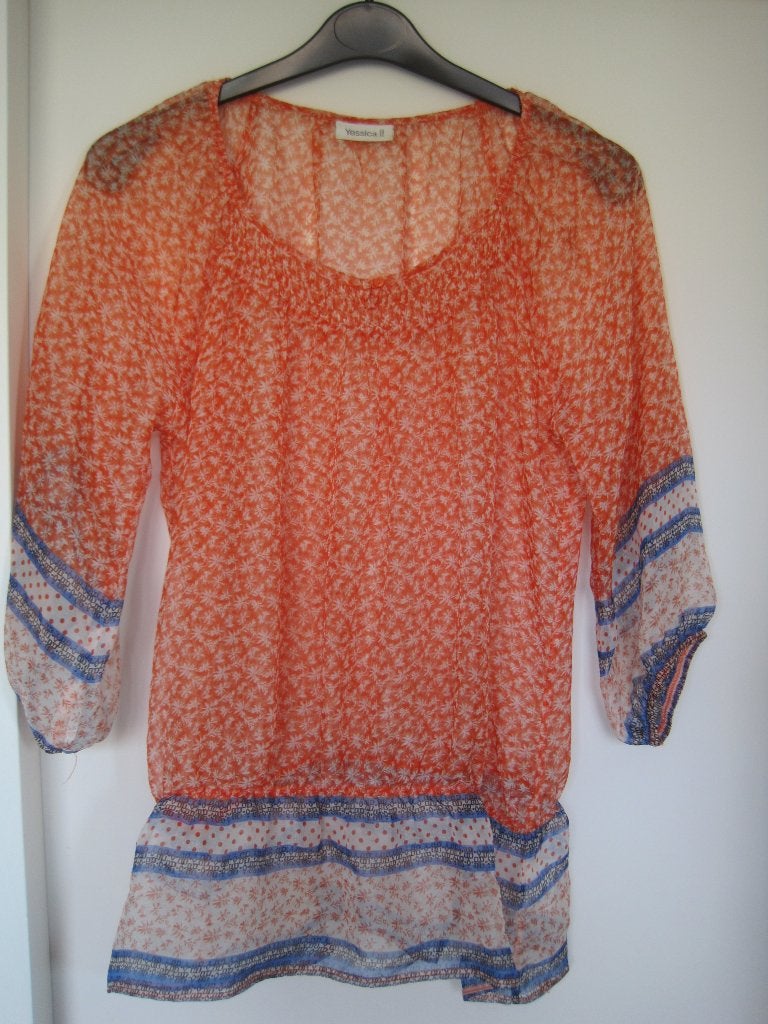 069 - tuniek van Yessica maat 44, Verzenden, Yessica, Maat 42/44 (L), Oranje