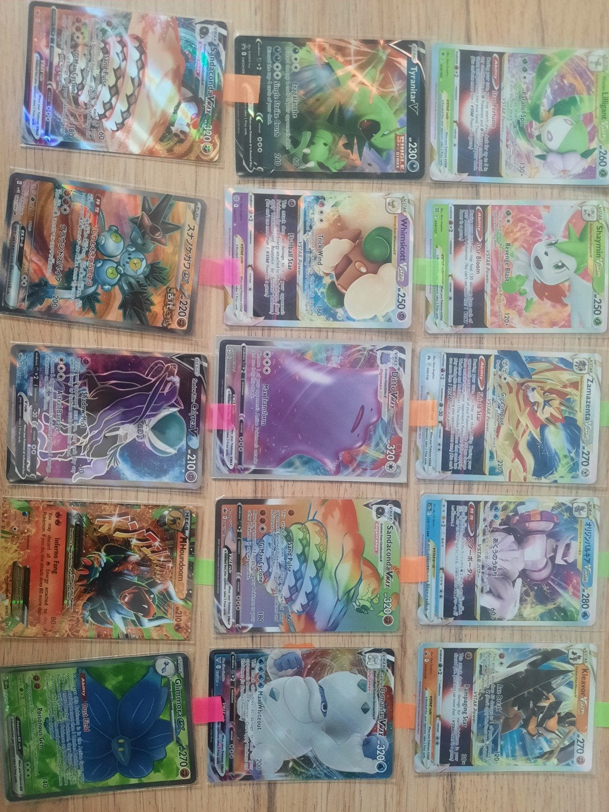 Pokemon kaarten vmax, vstar, V, ex, Vunion, Ophalen of Verzenden, Zo goed als nieuw, Meerdere kaarten, Foil