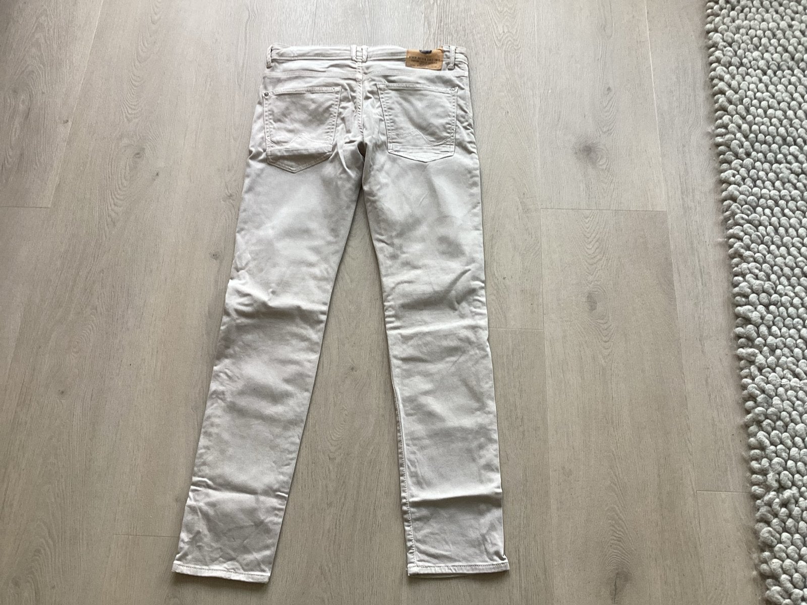 Z.g.a.n. heren petrol industrie beige spijkerbroek, Ophalen of Verzenden, Zo goed als nieuw, Overige kleuren, W32 (confectie 46) of kleiner