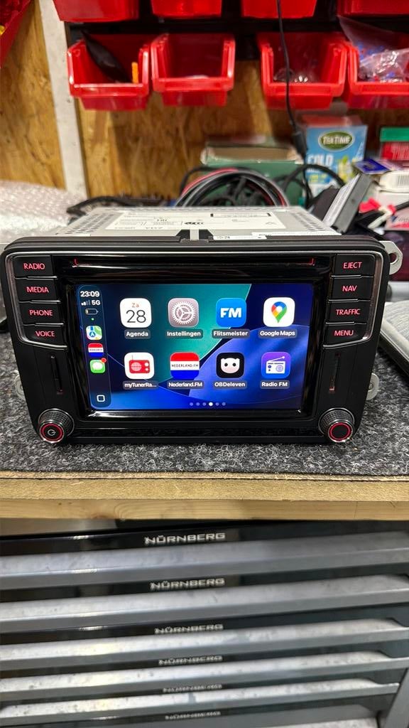 VW MIB STD 2 PQ NAV DAB Carplay rns 510 315 rcd 330 killer, Auto diversen, Autoradio's, Inbouw mogelijk, Ophalen of Verzenden