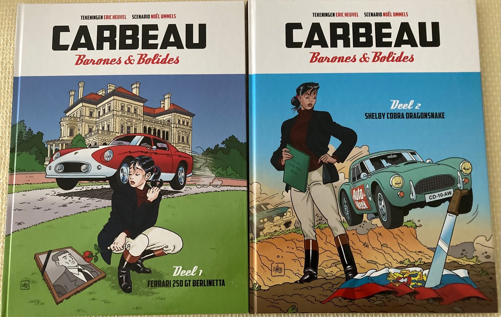 Carbeau Barones & Bolides deel 1 en 2, Boeken, Ophalen, Noël Ummels, Zo goed als nieuw, Meerdere stripboeken
