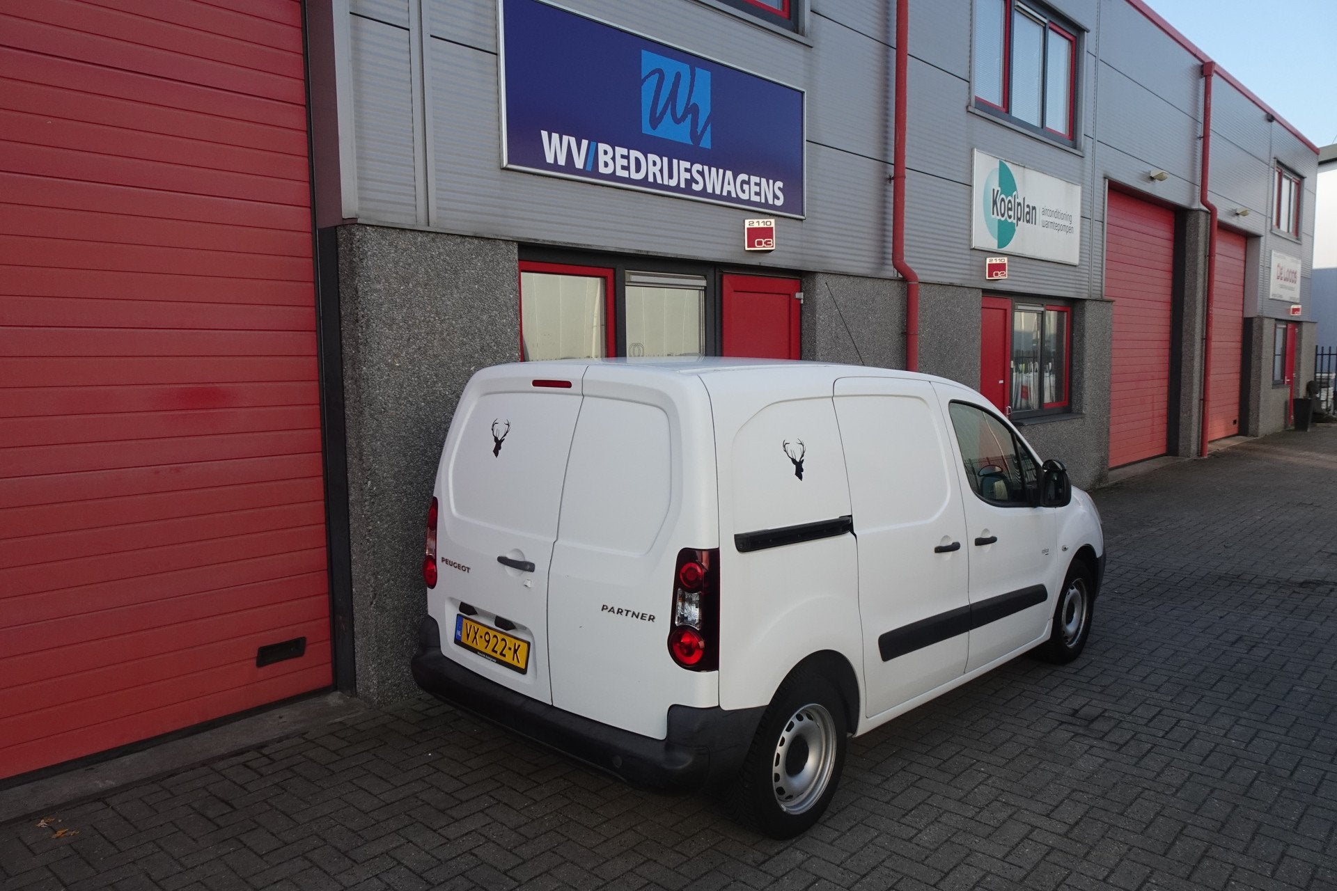 Peugeot Partner 120 1.6 HDi 75 L1 XR airco camera schuifdeur, Auto's, Voorwielaandrijving, Stof, Gebruikt, 4 cilinders