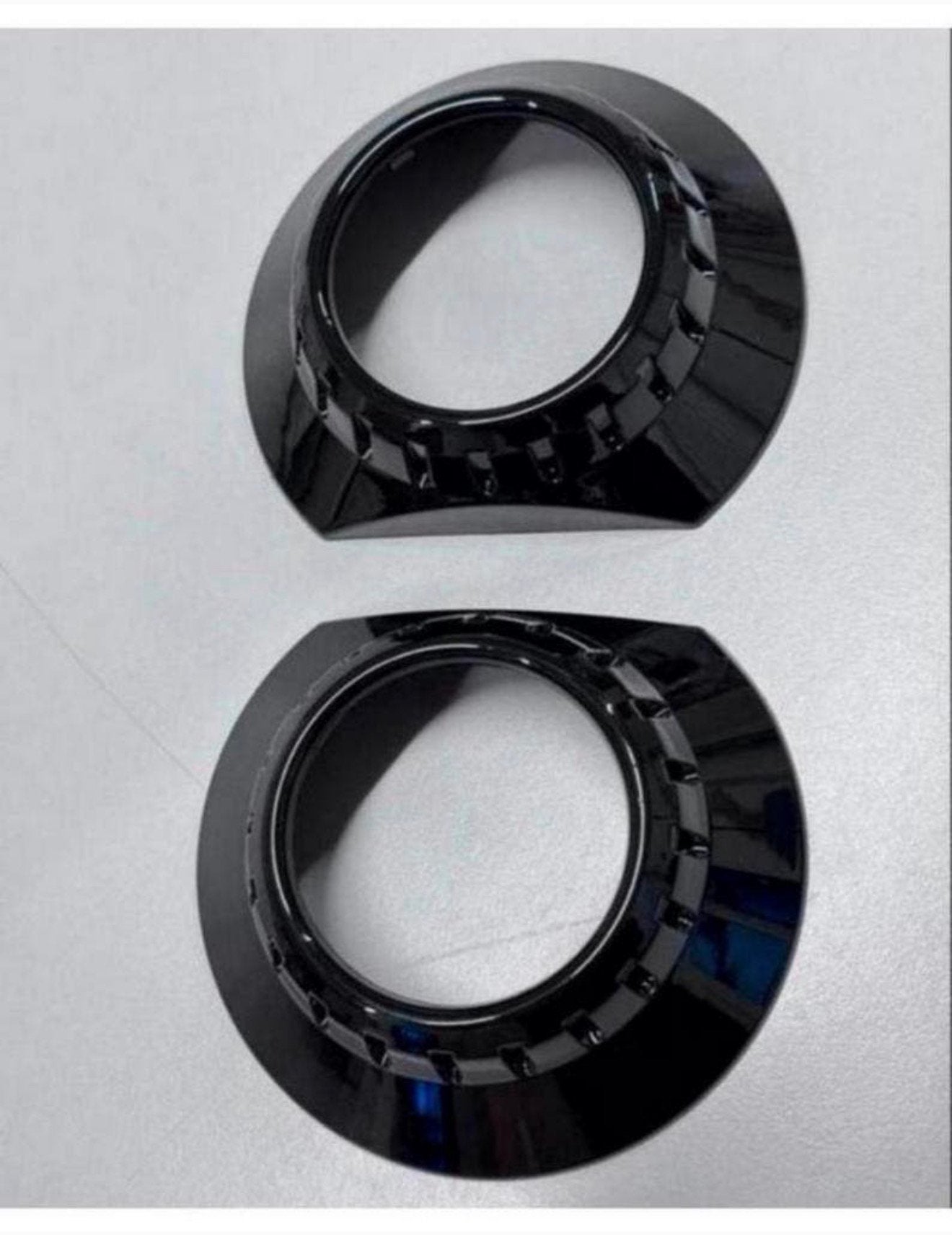 2x E46-R Zwarte 2,5-3" SHROUDS Xenon lens PROJECTOR bmw E46, Ophalen of Verzenden, B, H, H