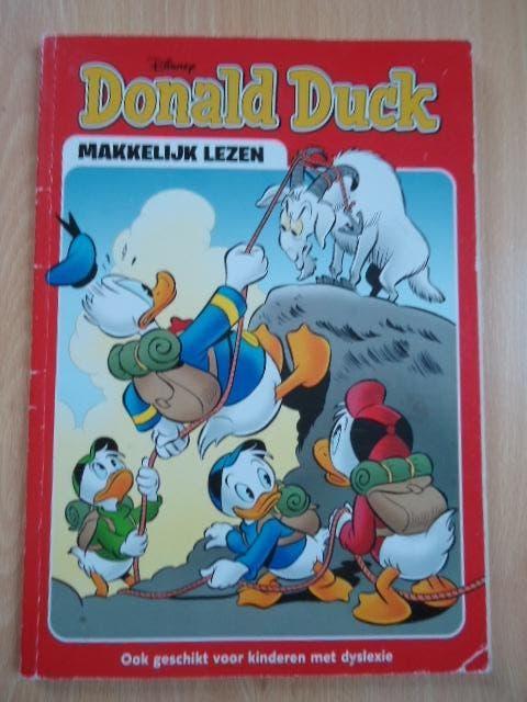 Donald Duck makkelijk lezen 4, ook geschikt dyslexie, Eén stripboek, Ophalen of Verzenden, Gelezen