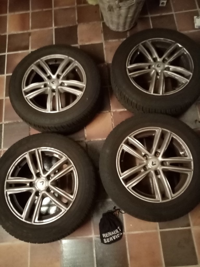 Renault LM velgen (met winterbanden), Auto-onderdelen, Banden en Velgen, Ophalen, Gebruikt, 16 inch, Banden en Velgen
