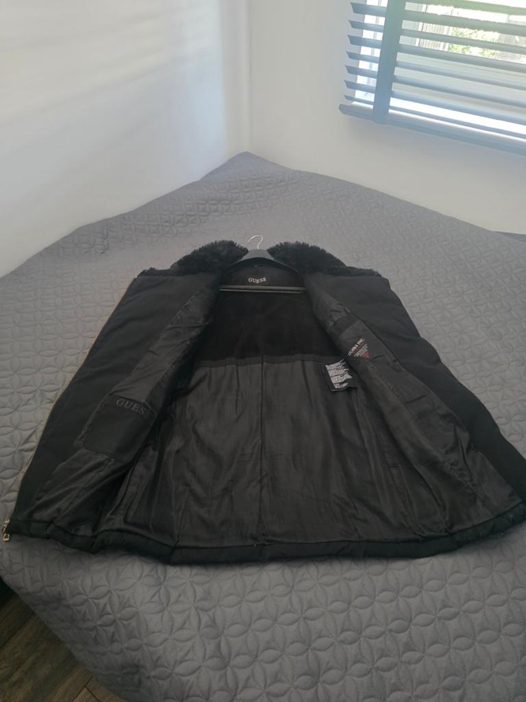Guess jas zwart, Kleding | Dames, Jassen | Winter, Guess, Zwart, Ophalen of Verzenden, Maat 36 (S)