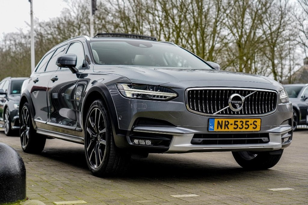 Volvo V90 T5 254pk Geartronic AWD 2017 Grijs, Auto's, Volvo, Automaat, V90, Euro 6, Particulier