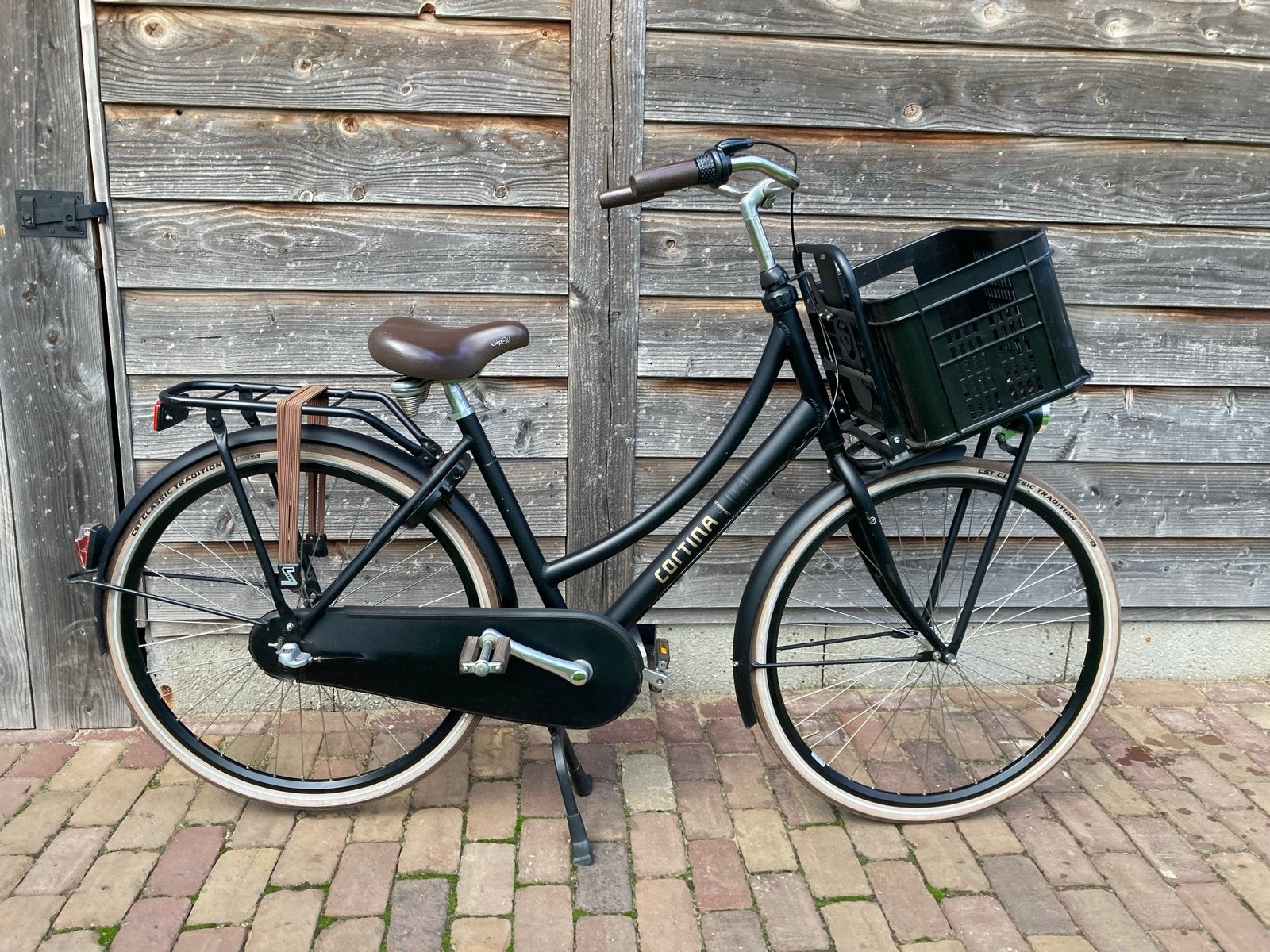 Cortina Urban 28 inch Damesfiets - Zo goed als nieuw, Terugtraprem, Versnellingen, Zo goed als nieuw, Ophalen