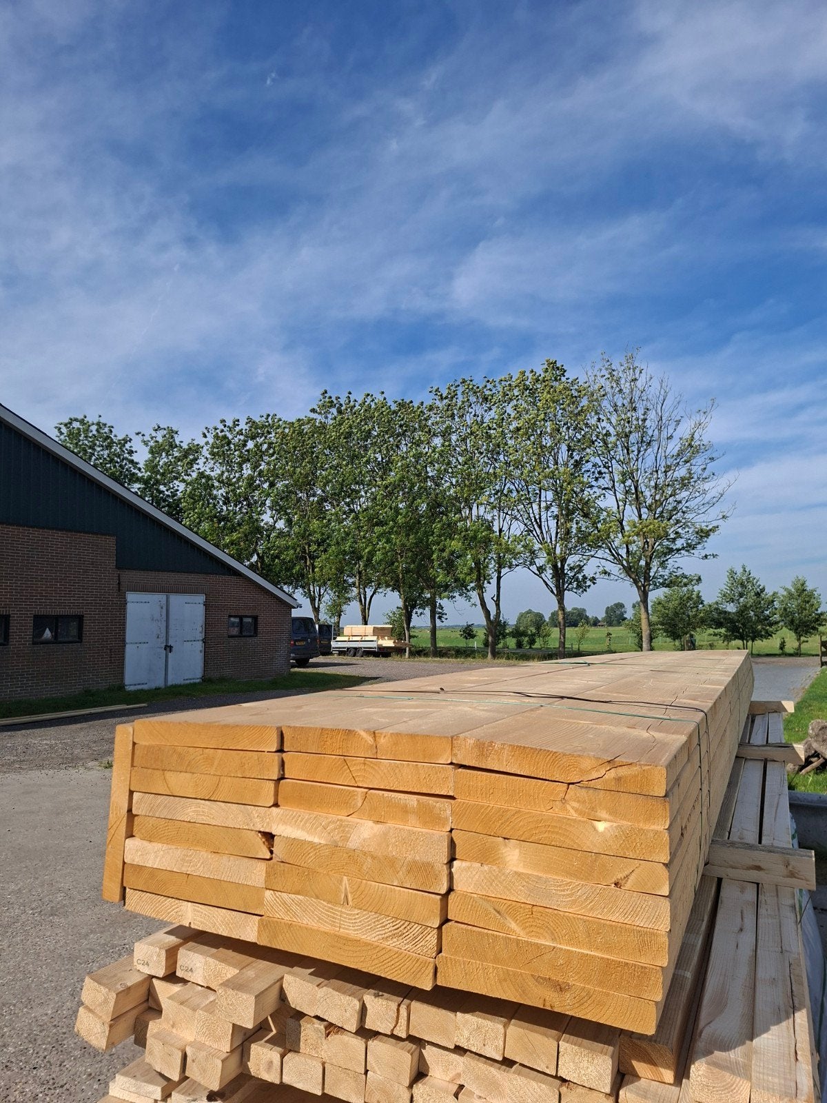 Partij Vuren CLS 38x285mm B-keus, 25 stuks, 5.4m lang, Ophalen of Verzenden