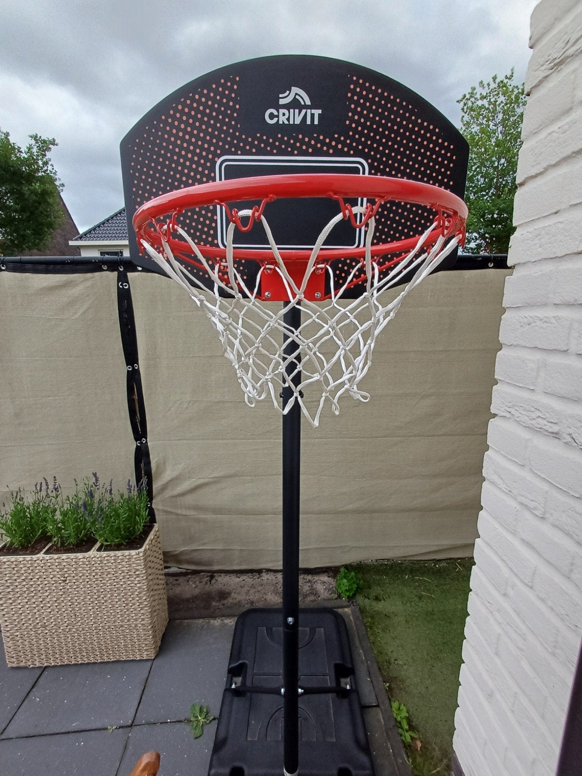 Basketbal Paal verstelbaar, Ophalen, Ring, Bord of Paal
