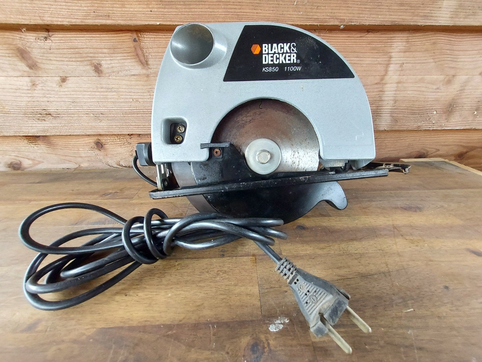 Black en Decker cirkelzaag met nieuw zaagblad, Ophalen, Gebruikt, Cirkelzaag, Black en Decker