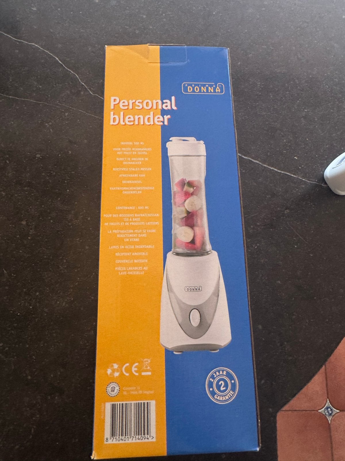 Nieuwe Donna Personal Blender - Compact en Krachtig, Witgoed en Apparatuur, Ophalen of Verzenden, Nieuw, Blender to go
