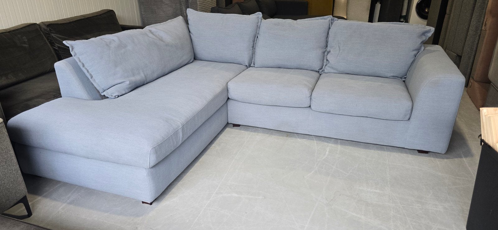 Trendhopper Matera Hoekbank grijs blauw, Gebruikt, Onbekend, Ophalen of Verzenden, Onbekend