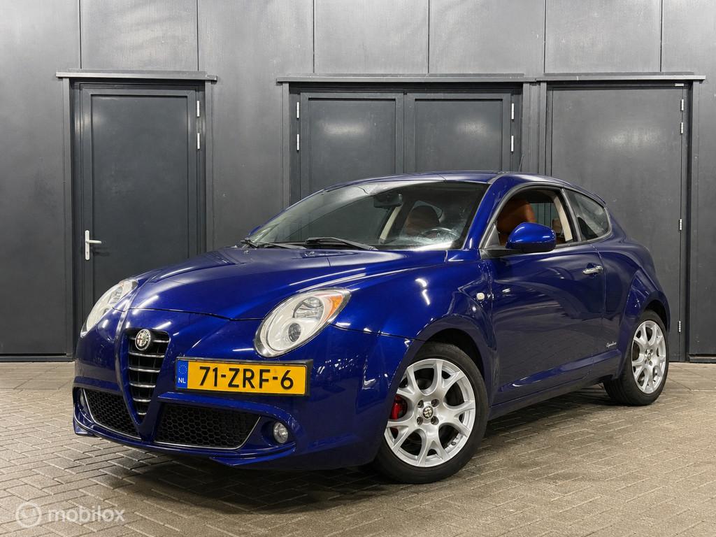 Alfa Romeo MiTo 0.9 TwinAir Distinctive cruise|leder|scherm, Auto's, Voorwielaandrijving, Euro 5, 86 pk, Gebruikt