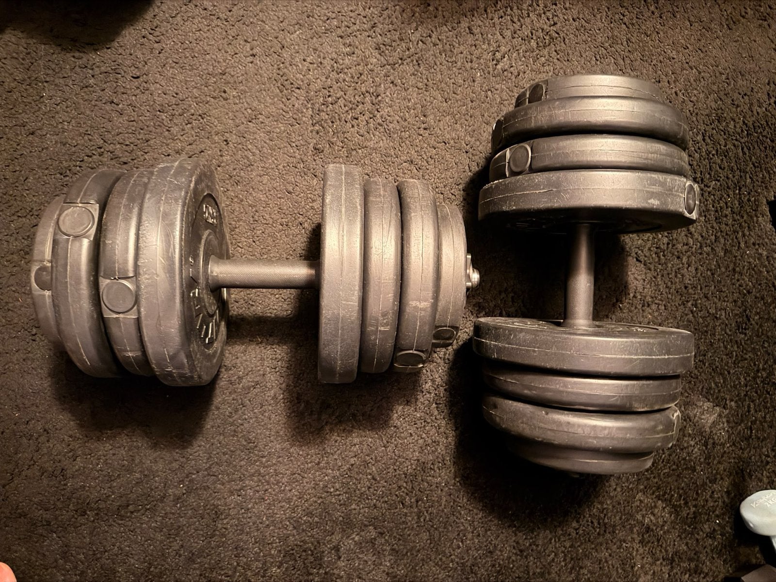 2 x Dumbbells - 20 kg per stuk, Ophalen, Gebruikt, Armen, Dumbbell