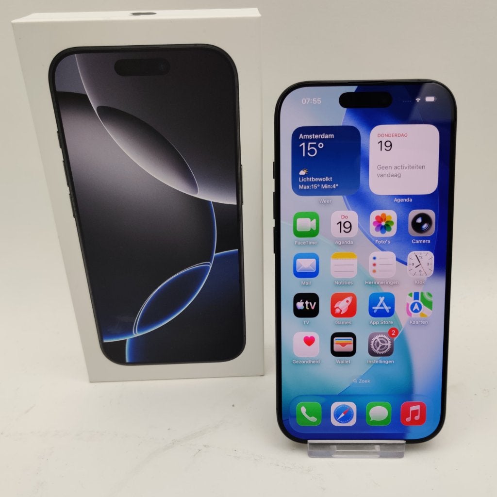 Apple Iphone 16 Pro 128GB | 97% | Perfecte staat! €749,99, Apple, Apple, Ophalen of Verzenden, Zo goed als nieuw