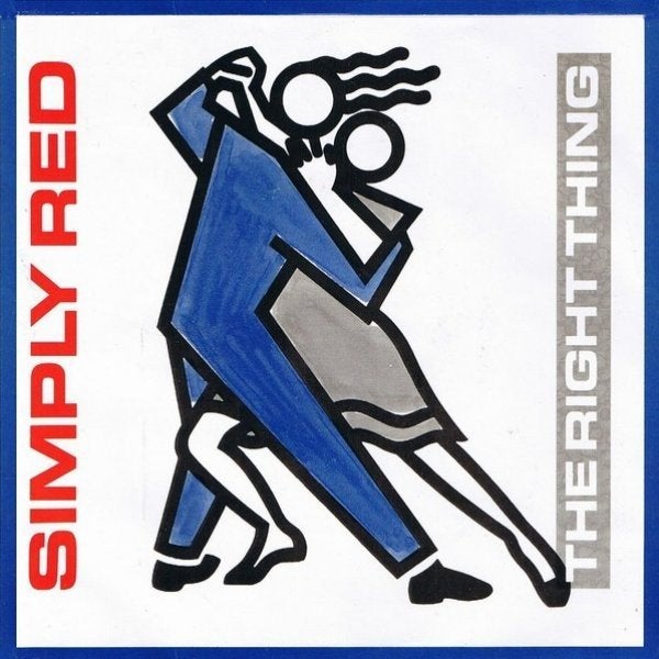 Simply Red - The Right Thing (Single), Cd's en Dvd's, Vinyl Singles, Gebruikt, Pop, Overige typen, Fotohoes, 7 inch, Ophalen of Verzenden