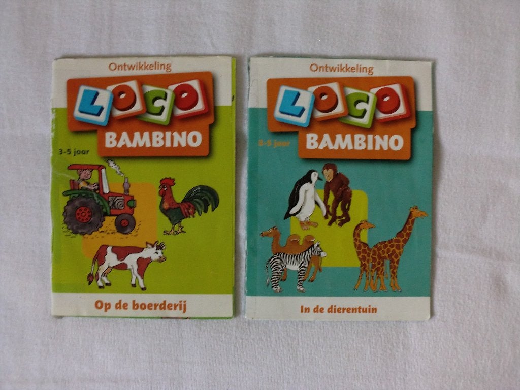 Bambino Loco 6 steens doos & 2 flink gebruikte boekjes, Ophalen of Verzenden, Gebruikt, Ontdekken