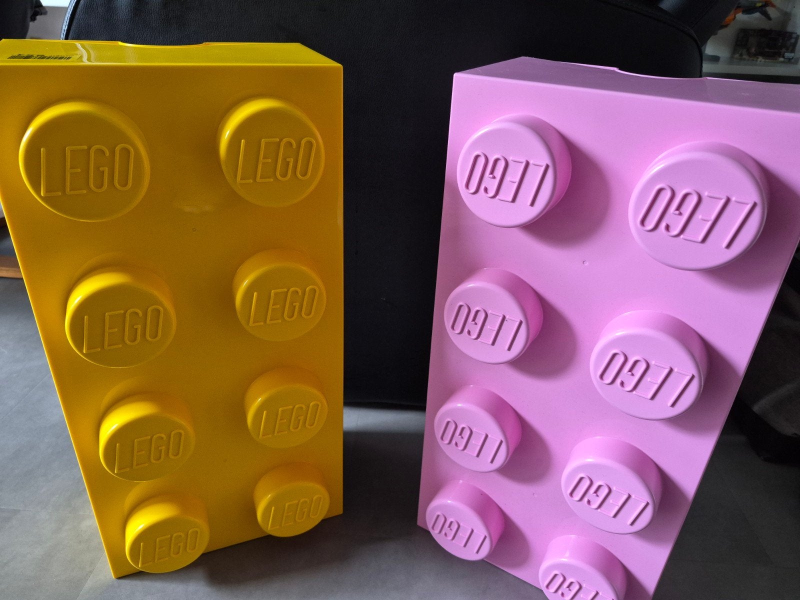 2x lego opbergdozen, Ophalen of Verzenden, Lego