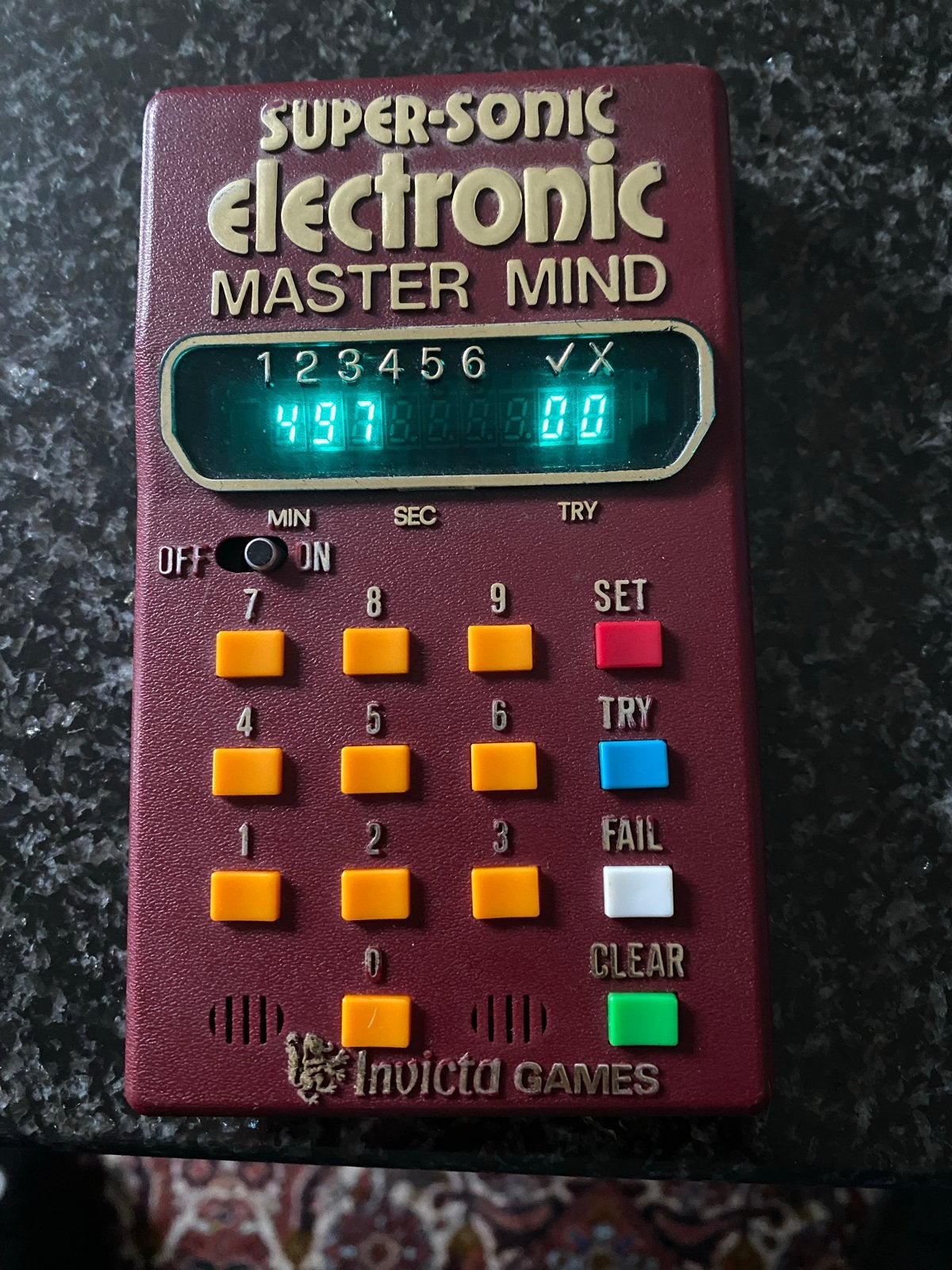 Invicta Super Sonic Electronic Master Mind (1977-1979), Ophalen of Verzenden, Gebruikt, Jongen of Meisje
