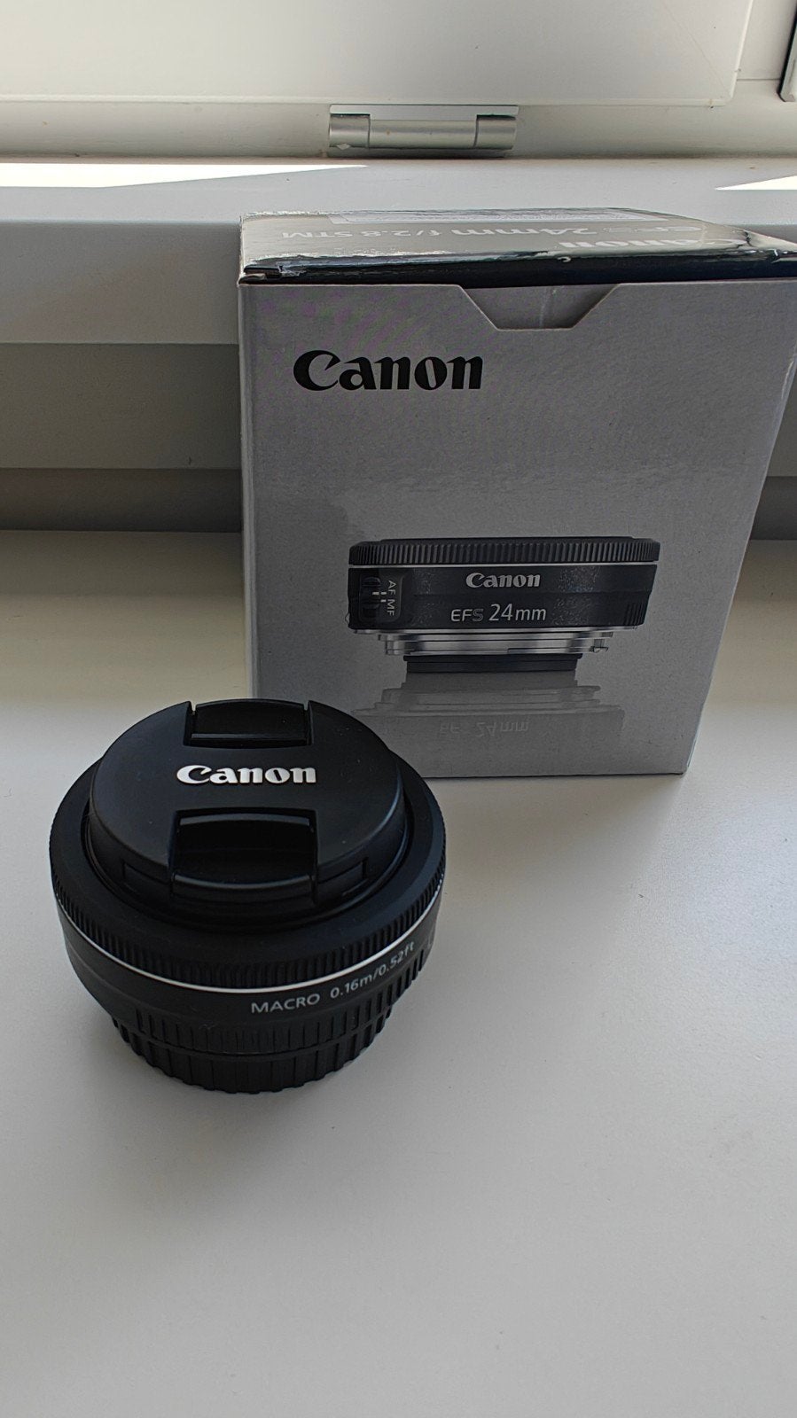 Canon 24 mm - F2.8 pancake lens, Audio, Tv en Foto, Fotografie | Lenzen en Objectieven, Ophalen, Autofocus, Canon, Nieuw
