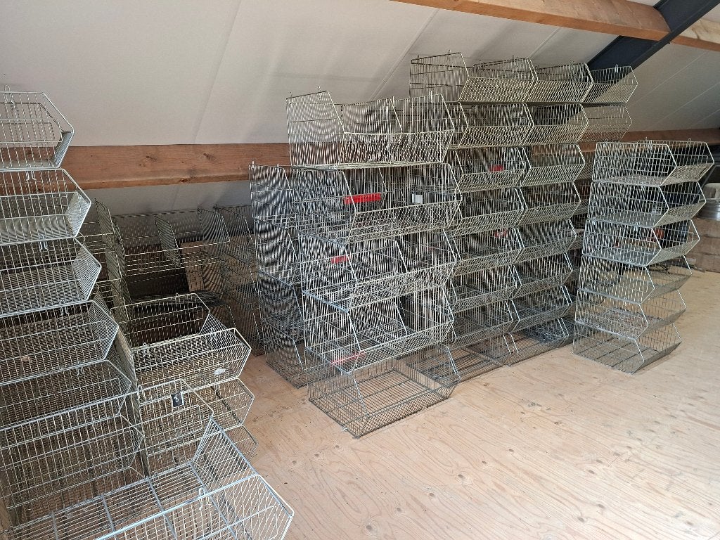 Draadmanden, Ophalen, Gebruikt, Mand, Metaal