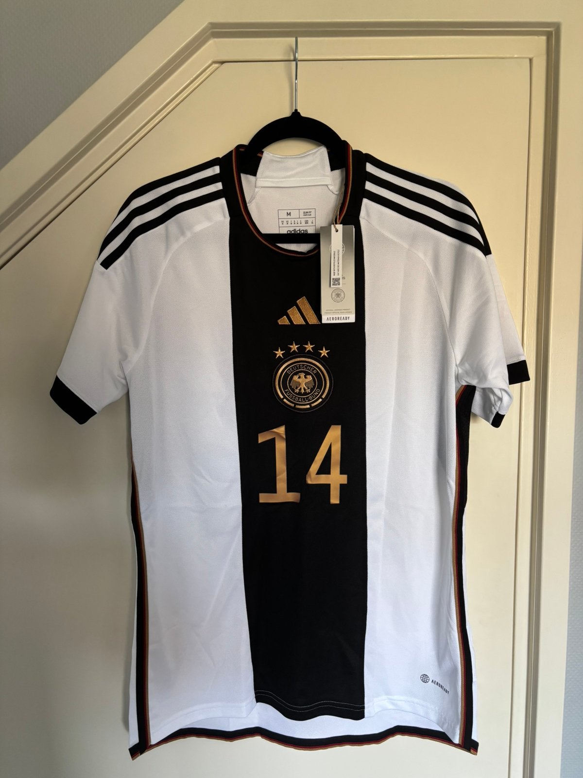 Autheniek Musiala Duitsland wk 2022 voetbalshirt maat m, Sport en Fitness, Voetbal, Maat M, Ophalen of Verzenden, Nieuw, Shirt