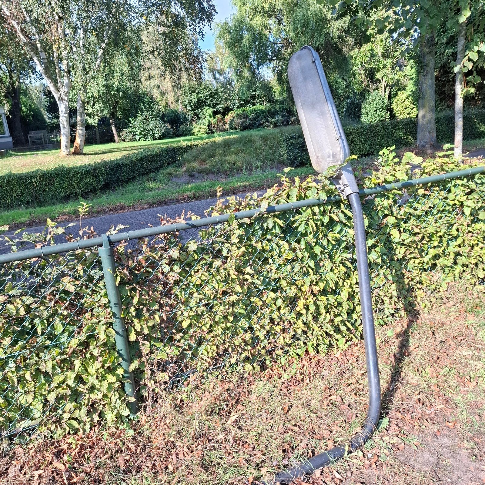 Grote lantaarnpaal voor bouwplaats of wei, Tuin en Terras, Ophalen, Gebruikt, Staal, Overige typen