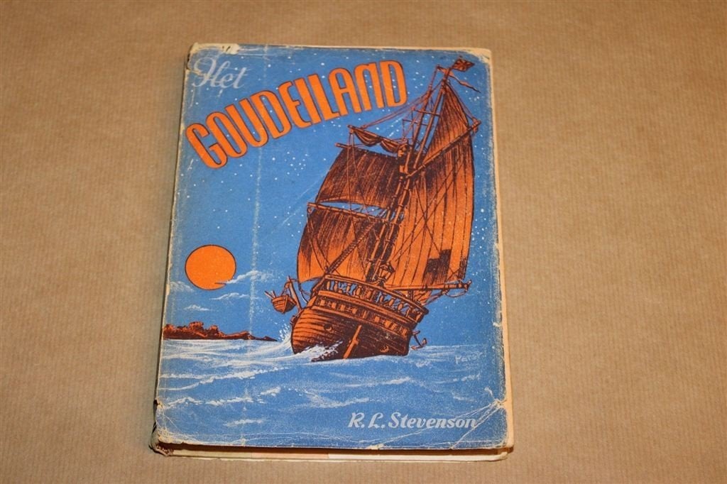 Het Goudeiland — Stevenson, Pieter Kuhn 1946, Ophalen of Verzenden, Gelezen