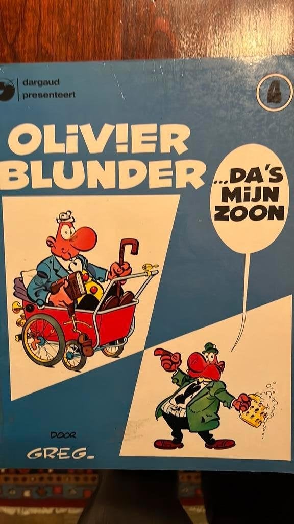 Strip Olivier Blunder da's mijn zoon, Eén stripboek, Ophalen of Verzenden, Zo goed als nieuw