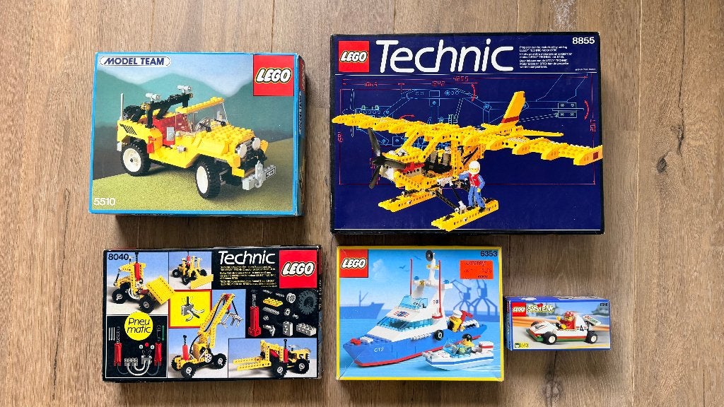5 Legosets: 6353, 6546, 8855, 8040, 5510 - 100% Compleet, Gebruikt, Inclusief extra onderdelen, Lego, Ophalen of Verzenden