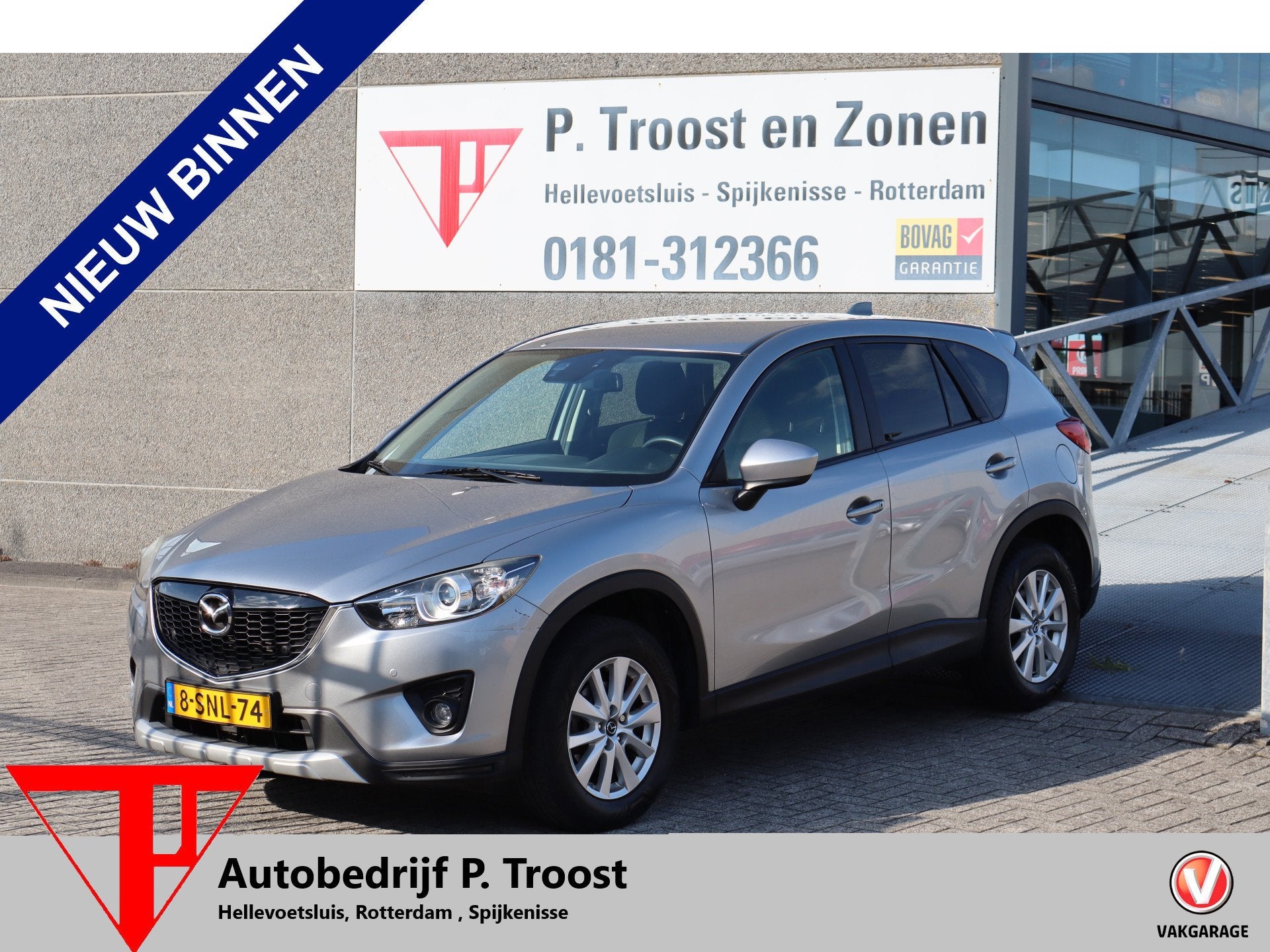 Mazda CX-5 2.0 TS+ 4WD Nederlandse auto/Automaat/Trekhaak/St, Auto's, Automaat, Zwart, 4 cilinders, 160 pk