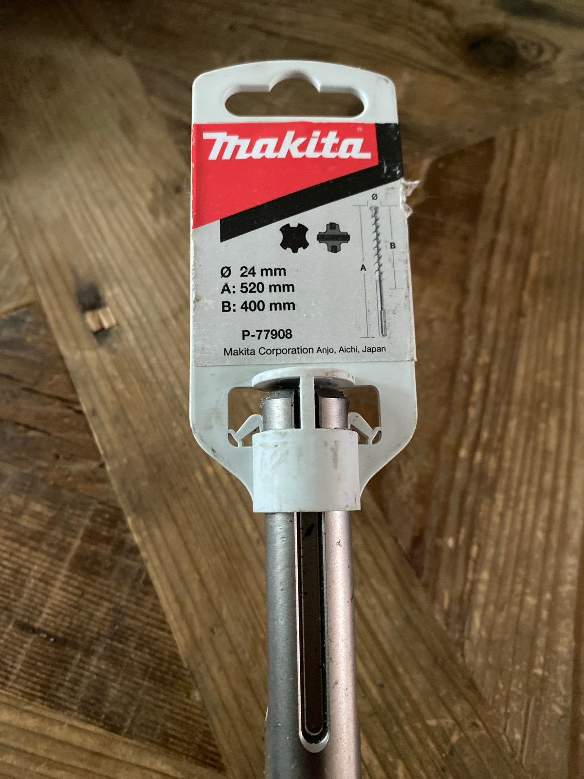 SDS-MAX Boor 24x520mm voor gewapend beton en natuursteen, Doe-het-zelf en Verbouw, Gereedschap | Boormachines, Ophalen of Verzenden