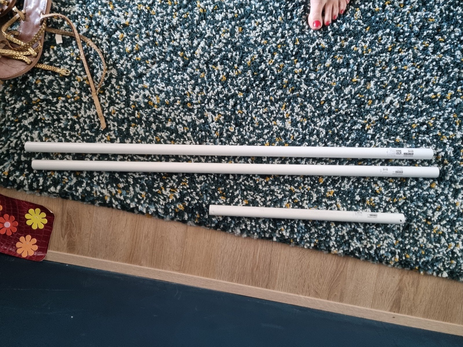 IKEA Komplement Kledingroedes en Bevestigingen, Ophalen, Gebruikt
