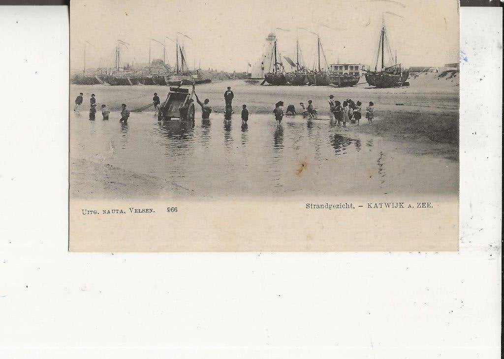 Katwijk aan Zee Bomschuiten en Zegenvisserij, Ophalen of Verzenden, Voor 1920, Ongelopen, Zuid-Holland