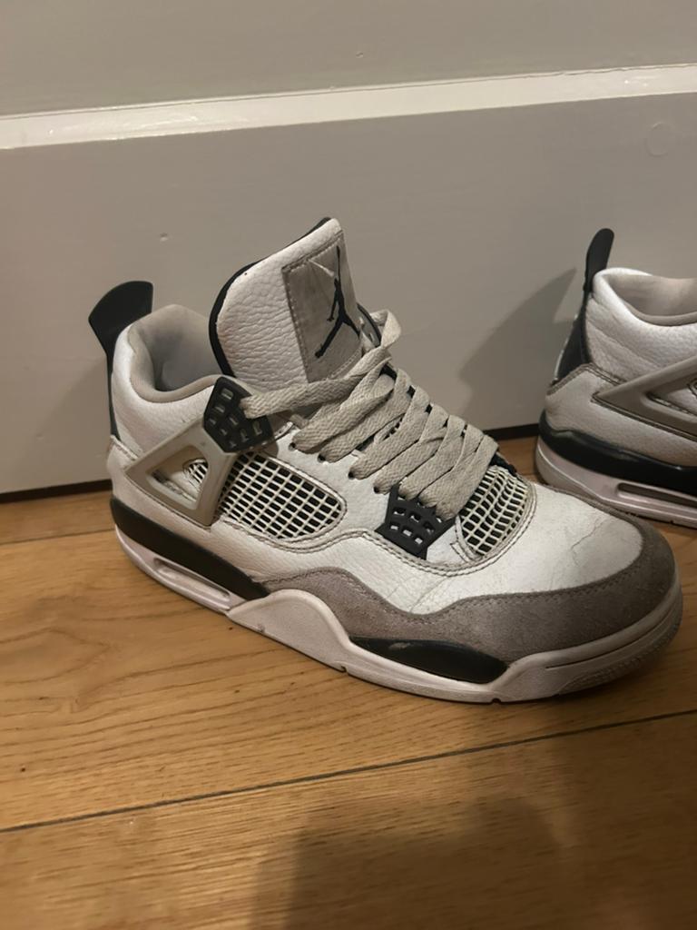 jordan 4 military black, Ophalen of Verzenden, Nieuw, Wit