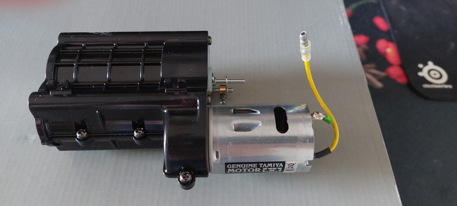 Tamiya versnellingsbak met motor, Hobby en Vrije tijd, Modelbouw | Radiografisch | Auto's, Ophalen of Verzenden, Nieuw, Schaal 1:14