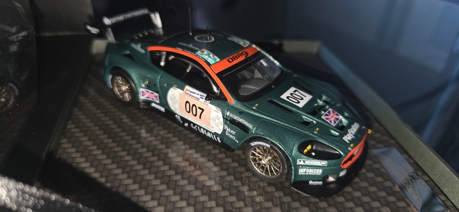 Aston Martin DBR9 007 Minichamps 1:43 Limited Edition, Ophalen of Verzenden, Zo goed als nieuw, Auto, MiniChamps