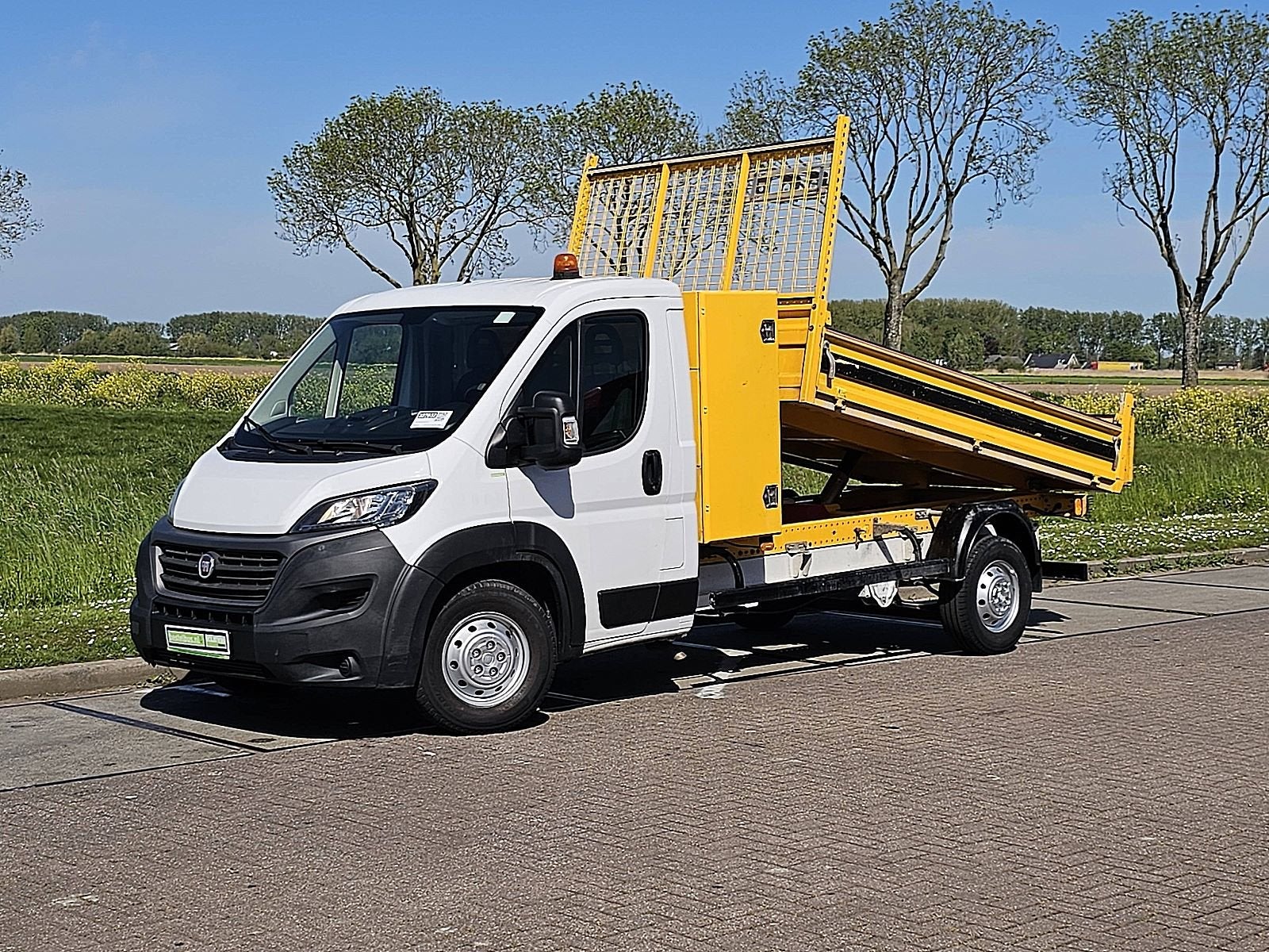 FIAT DUCATO 2.3 kipper kist euro6 ac, Gebruikt, Euro 6, Overige kleuren, Navigatiesysteem
