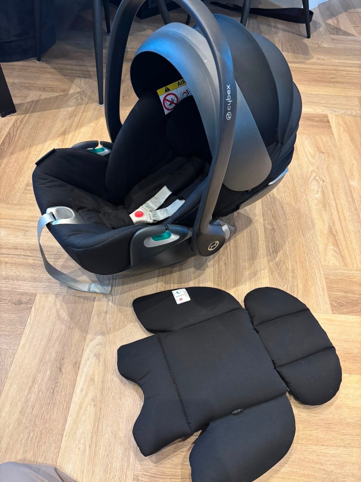 Cybex Cloud T Platinum autostoel, Slaapstand, Zo goed als nieuw, Isofix, 0 t/m 13 kg
